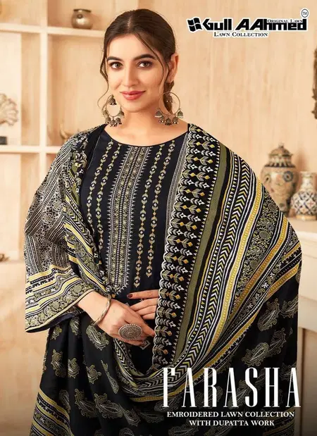 Farasha Vol 01 By Gull A Ahmed Karachi Cotton Dress Material Best Wholesale Shop In Surat
